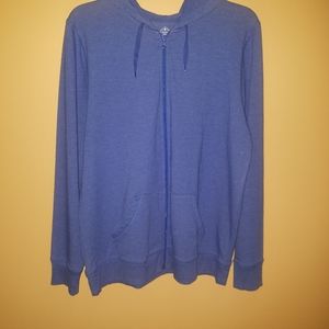 Zip up hooded jacket